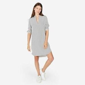 Everlane silk shirt dress size 0
